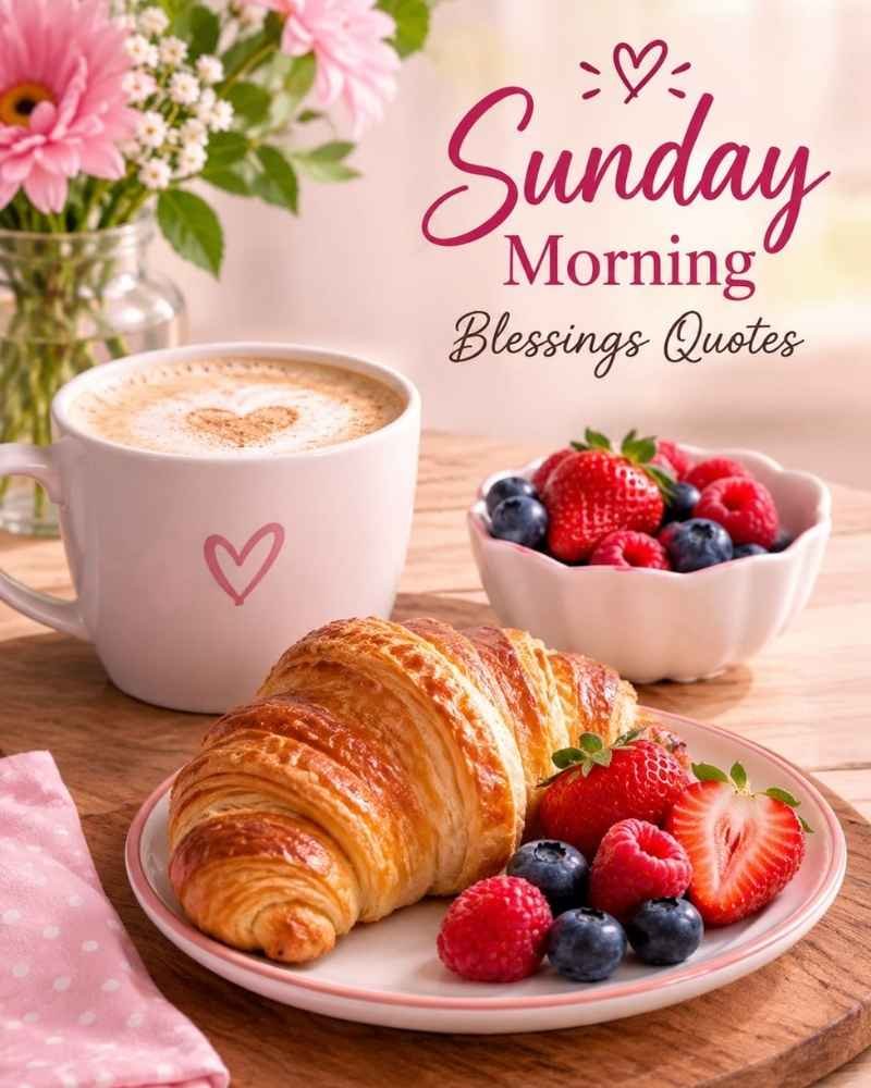 Sunday Morning Blessings Quotes
