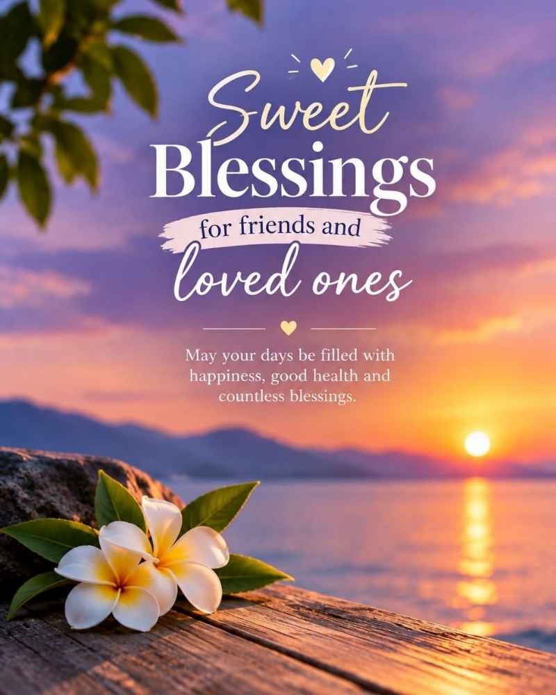 Sweet Blessings for Friends and Loved Ones