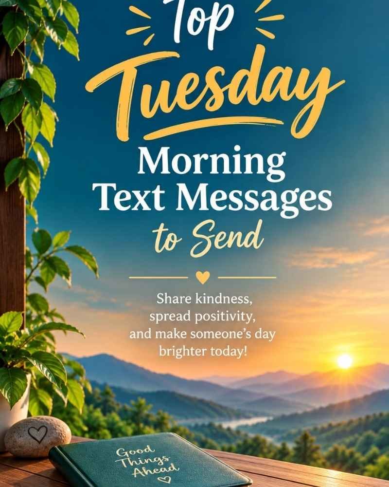 Top Tuesday Morning Text Messages to Send