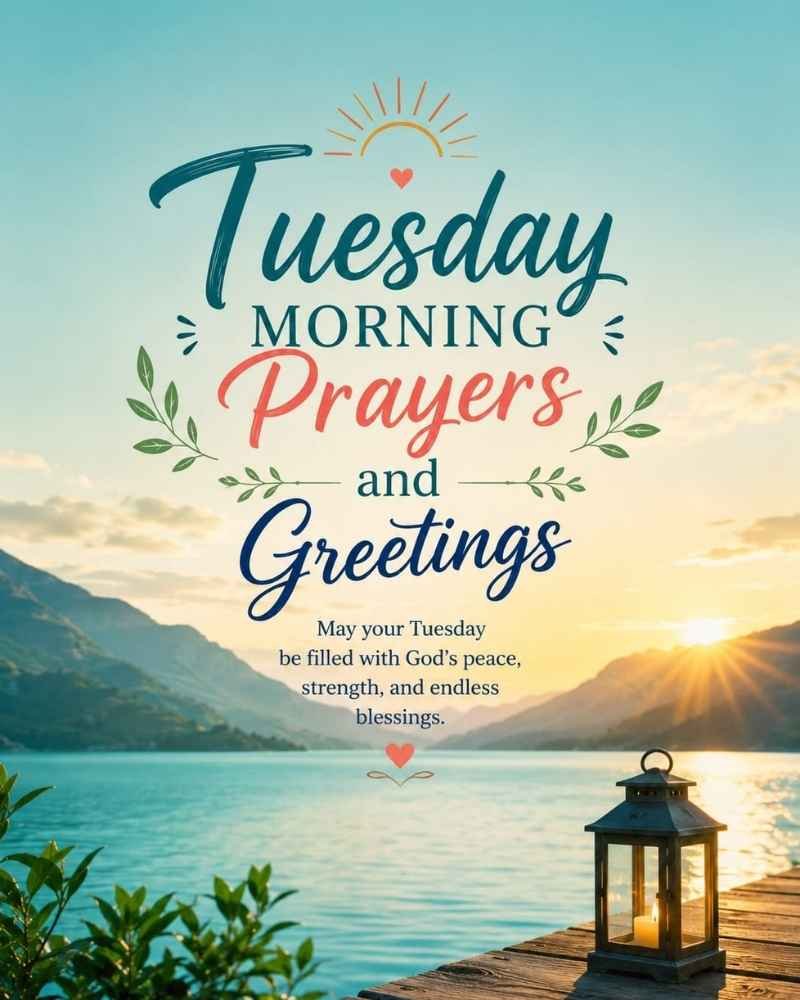 Tuesday Morning Prayers And Greetings