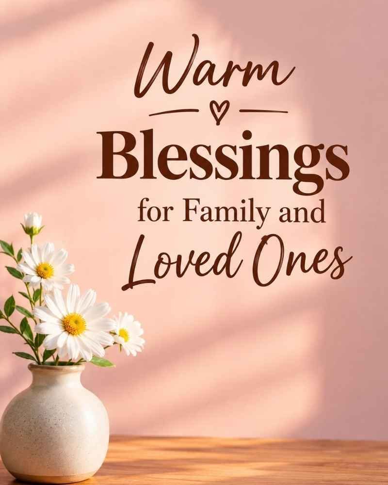 Warm Blessings for Family and Loved Ones
