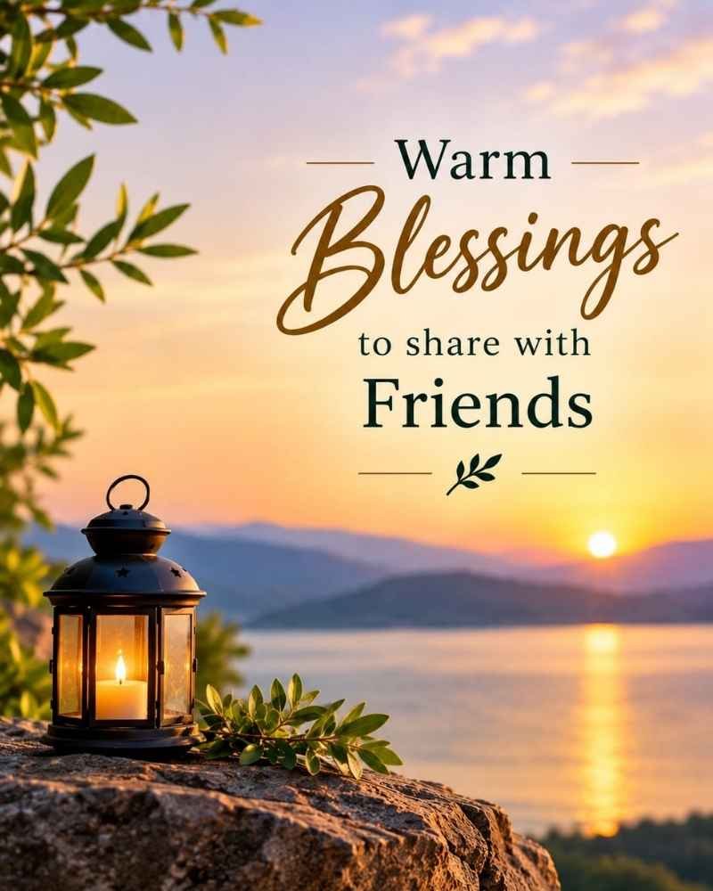 Warm Blessings to Share With Friends