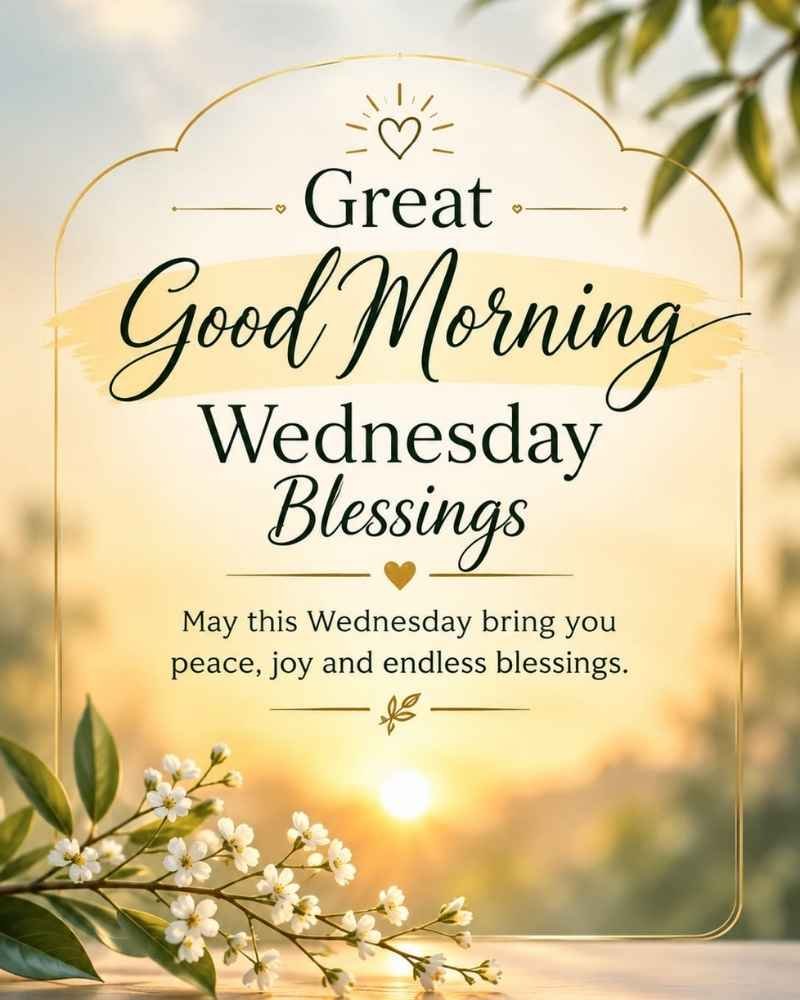 Wednesday Blessings Quotes