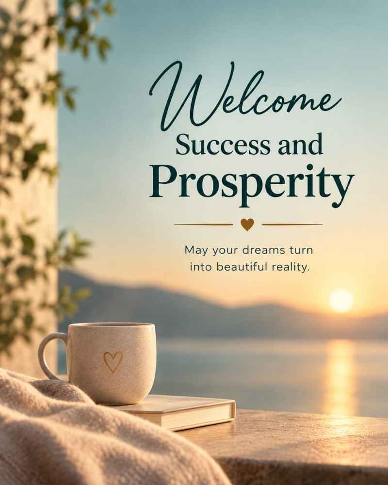 Welcome Success and Prosperity With These Blessings