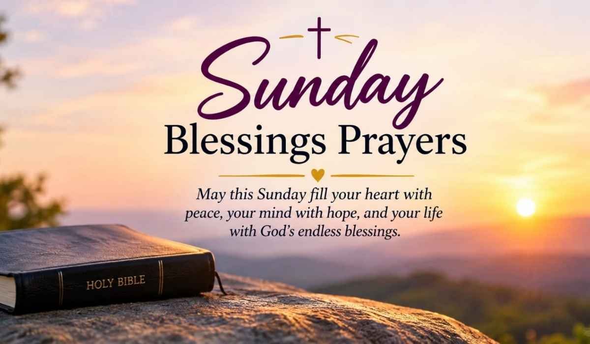 Bible Verse Sunday Blessings Prayer