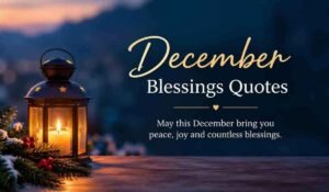 December Blessings Quotes