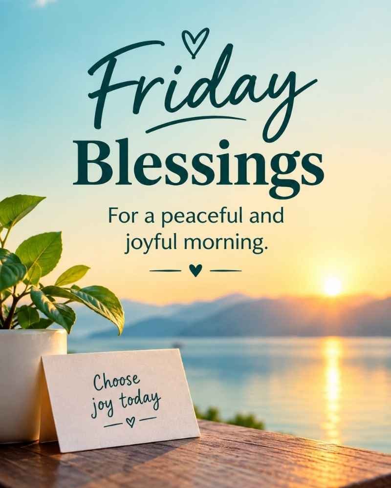 Friday Blessings for a Peaceful and Joyful Morning