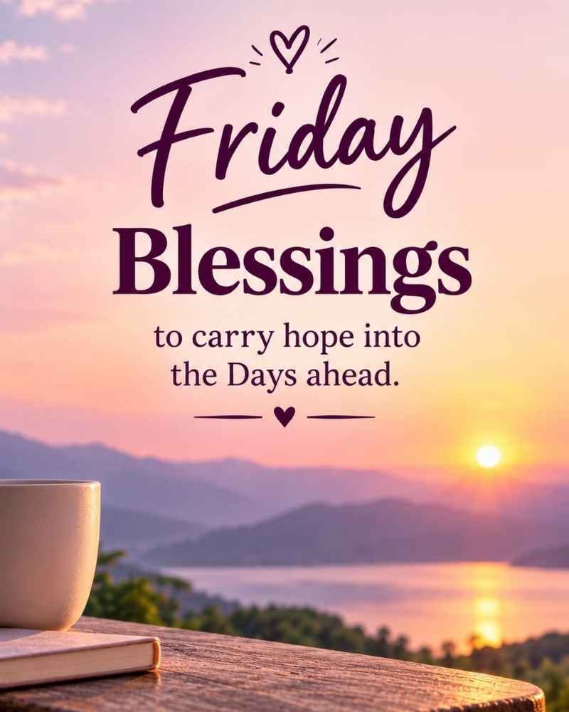 Friday Blessings to Carry Hope Into the Days Ahead