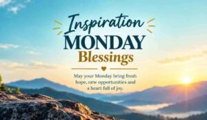 Inspiration Monday Blessings