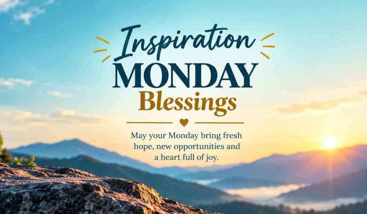 Inspiration Monday Blessings