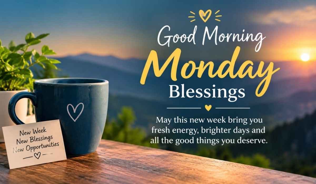 Inspirational Good Morning Monday Blessings