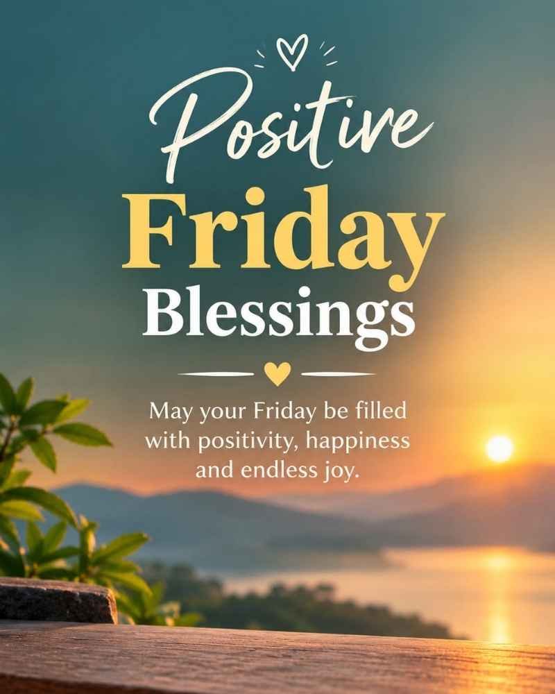 Positive Friday Blessings for a Day Filled With Joy