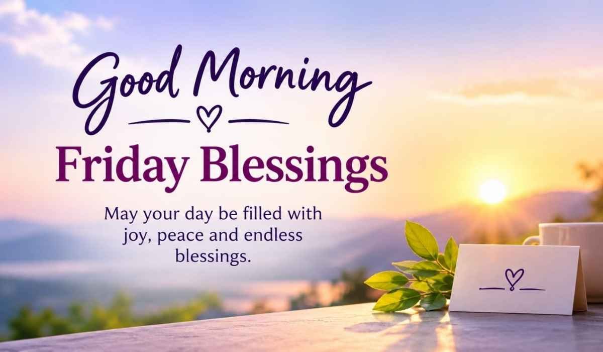 Positive Good Morning Friday Blessings