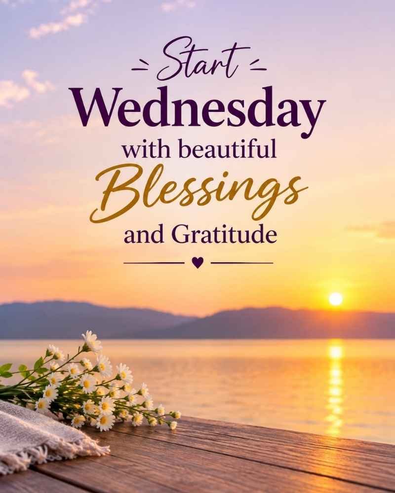 Start Wednesday With Beautiful Blessings and Gratitude