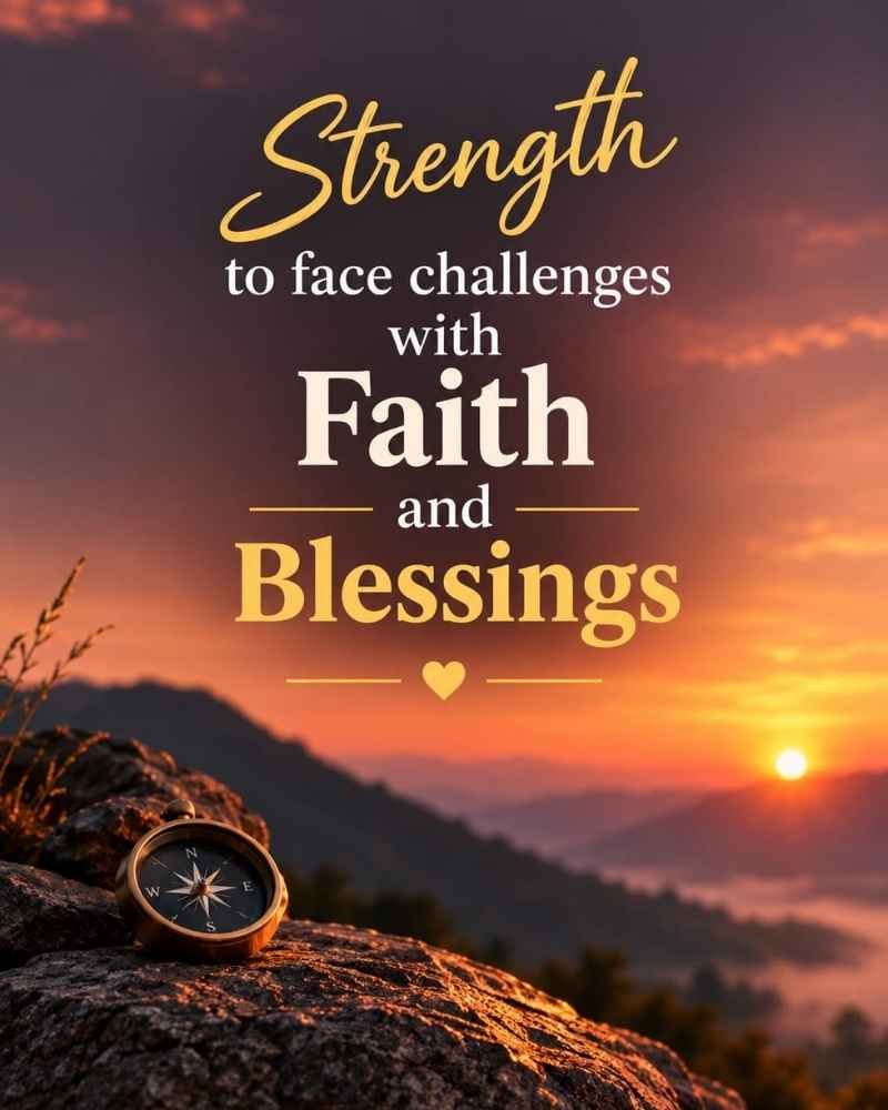 Strength to Face Challenges With Faith and Blessings